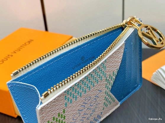 VUITTON LOUIS Holder-12*8*0.8cm Romy Card 0402